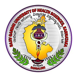 Rajiv Gandhi University of Health Sciences logo